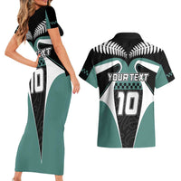Custom New Zealand Bicycle 2025 Couples Matching Short Sleeve Bodycon Dress and Hawaiian Shirt LT03 - Polynesian Pride