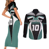 Custom New Zealand Bicycle 2025 Couples Matching Short Sleeve Bodycon Dress and Long Sleeve Button Shirt LT03 - Polynesian Pride