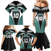 Custom New Zealand Bicycle 2025 Family Matching Mermaid Dress and Hawaiian Shirt LT03 - Polynesian Pride