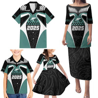 Custom New Zealand Bicycle 2025 Family Matching Puletasi and Hawaiian Shirt LT03 - Polynesian Pride