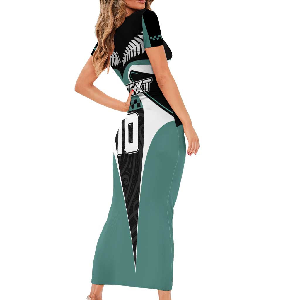 Custom New Zealand Bicycle 2025 Family Matching Short Sleeve Bodycon Dress and Hawaiian Shirt LT03 - Polynesian Pride