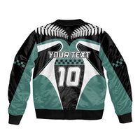 Custom New Zealand Bicycle 2025 Sleeve Zip Bomber Jacket