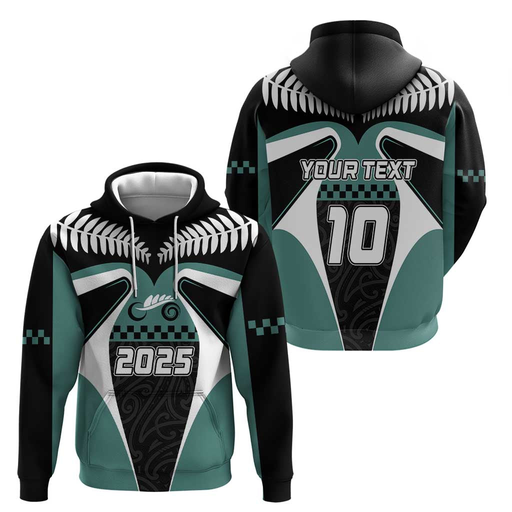 Custom New Zealand Bicycle 2025 Zip Hoodie LT03 - Polynesian Pride