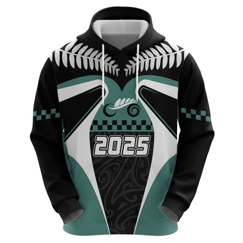 Custom New Zealand Bicycle 2025 Zip Hoodie LT03 - Polynesian Pride
