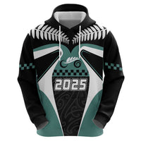 Custom New Zealand Bicycle 2025 Zip Hoodie LT03 - Polynesian Pride