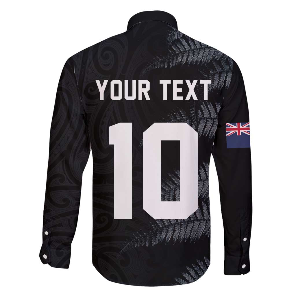 Custom New Zealand Football-Towards World Cup 2026 Family Matching Off Shoulder Maxi Dress and Hawaiian Shirt LT03 - Polynesian Pride