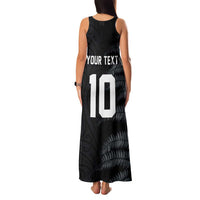 Custom New Zealand Football-Towards World Cup 2026 Family Matching Tank Maxi Dress and Hawaiian Shirt LT03 - Polynesian Pride
