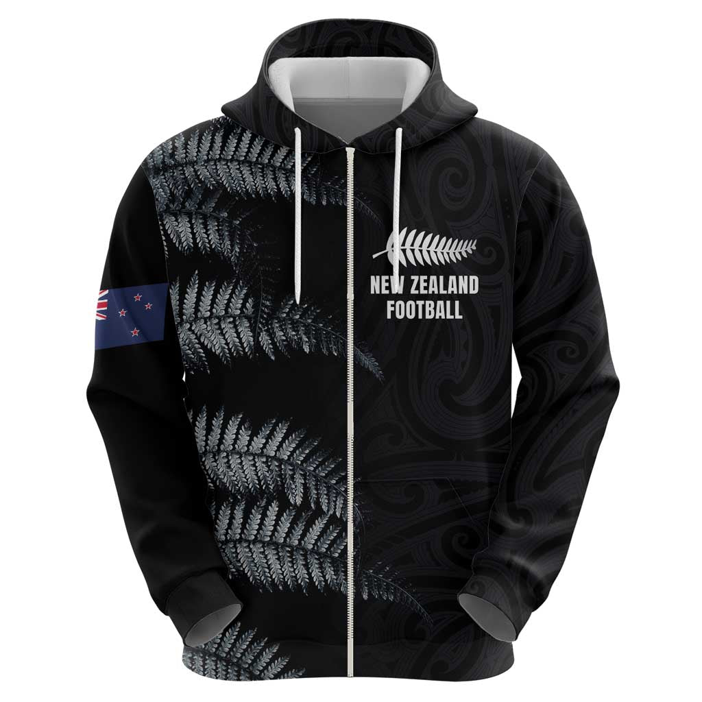 Custom New Zealand Football-Towards World Cup 2026 Hoodie LT03 - Polynesian Pride