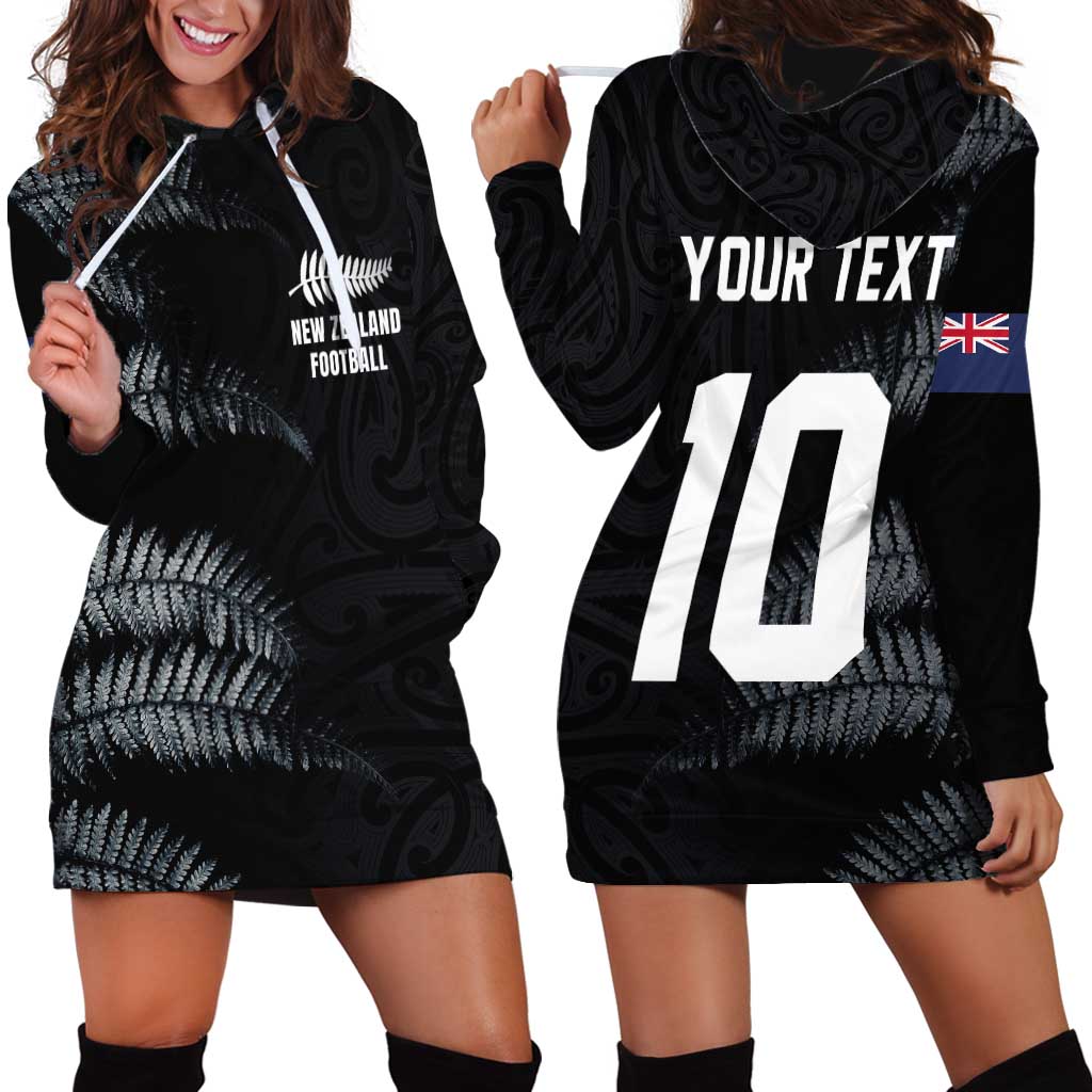 Custom New Zealand Football-Towards World Cup 2026 Hoodie Dress LT03 - Polynesian Pride