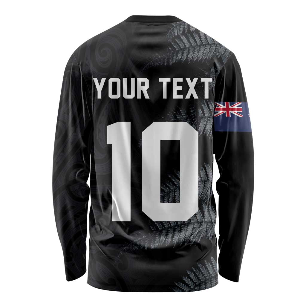 Custom New Zealand Football-Towards World Cup 2026 Long Sleeve Shirt LT03 - Polynesian Pride