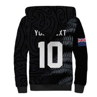 Custom New Zealand Football-Towards World Cup 2026 Sherpa Hoodie LT03 - Polynesian Pride