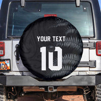 Custom New Zealand Football-Towards World Cup 2026 Spare Tire Cover LT03 Black - Polynesian Pride