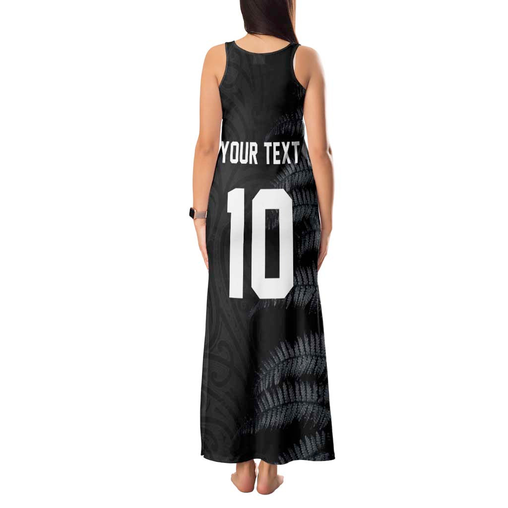 Custom New Zealand Football-Towards World Cup 2026 Tank Maxi Dress LT03 - Polynesian Pride