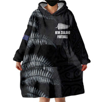 Custom New Zealand Football-Towards World Cup 2026 Wearable Blanket Hoodie LT03 - Polynesian Pride