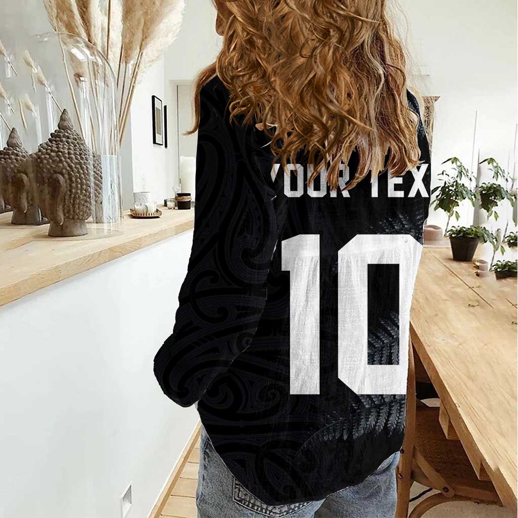 Custom New Zealand Football-Towards World Cup 2026 Women Casual Shirt
