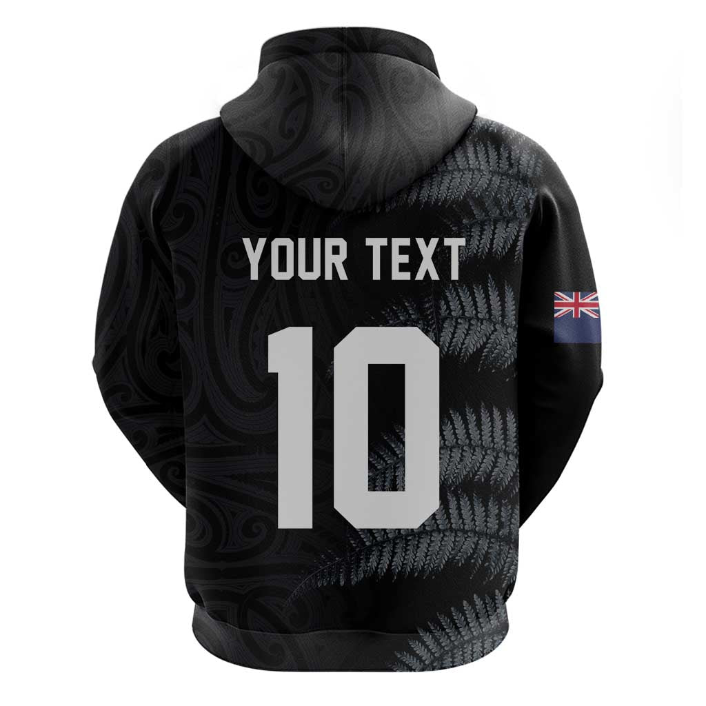 Custom New Zealand Football-Towards World Cup 2026 Zip Hoodie LT03 - Polynesian Pride