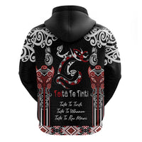 Aotearoa Toitu Te Tiriti-Maori Taniwha Hoodie Toitu Te Whenua Toitu Te Reo Maori LT03 - Polynesian Pride