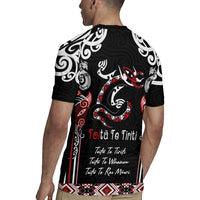 Aotearoa Toitu Te Tiriti-Maori Taniwha Rugby Jersey Toitu Te Whenua Toitu Te Reo Maori LT03 - Polynesian Pride