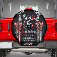 Aotearoa Toitu Te Tiriti-Maori Taniwha Spare Tire Cover Toitu Te Whenua Toitu Te Reo Maori LT03 - Polynesian Pride