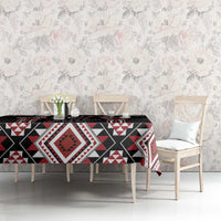 Aotearoa Toitu Te Tiriti-Maori Taniwha Tablecloth Toitu Te Whenua Toitu Te Reo Maori LT03 - Polynesian Pride