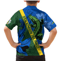 Solomon Island Crocodile and Shark Family Matching Mermaid Dress and Hawaiian Shirt Polynesian Pattern LT03 - Polynesian Pride