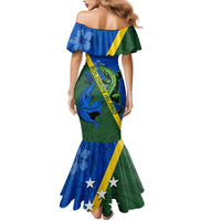 Solomon Island Crocodile and Shark Family Matching Mermaid Dress and Hawaiian Shirt Polynesian Pattern LT03 - Polynesian Pride