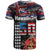 Hawaii Statehood Day T Shirt 50th state of the United States Kakau Tattoos and Hibiscus Grunge - Polynesian Pride