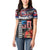 Hawaii Statehood Day Women Polo Shirt 50th state of the United States Kakau Tattoos and Hibiscus Grunge - Polynesian Pride