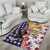 Hawaii and United States Together Area Rug Seal of Hawaii and Bald Eagle - Polynesian Pride