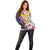 Hawaii and United States Together Off Shoulder Sweater Seal of Hawaii and Bald Eagle - Polynesian Pride
