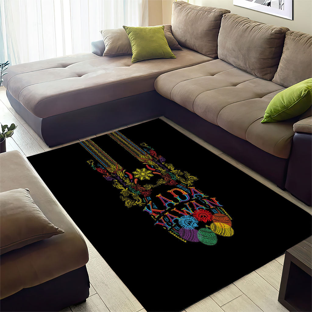 Philippines Kadayawan Festival Area Rug Polynesian Tribal Art Barong Style LT03 - Polynesian Pride