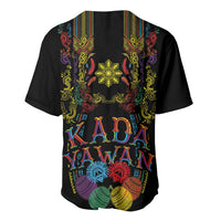 Philippines Kadayawan Festival Baseball Jersey Polynesian Tribal Art Barong Style LT03 - Polynesian Pride