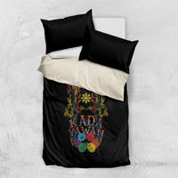 Philippines Kadayawan Festival Bedding Set Polynesian Tribal Art Barong Style