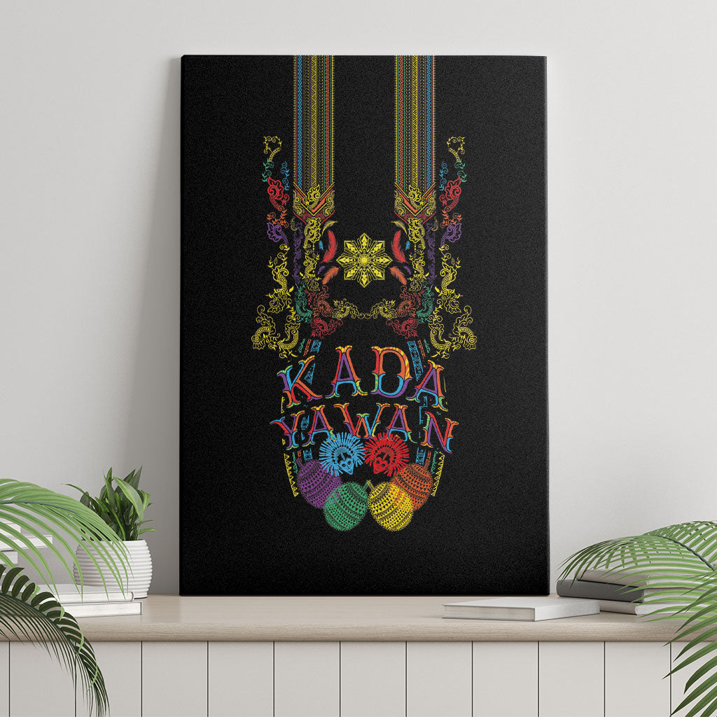 Philippines Kadayawan Festival Canvas Wall Art Polynesian Tribal Art Barong Style LT03 - Polynesian Pride