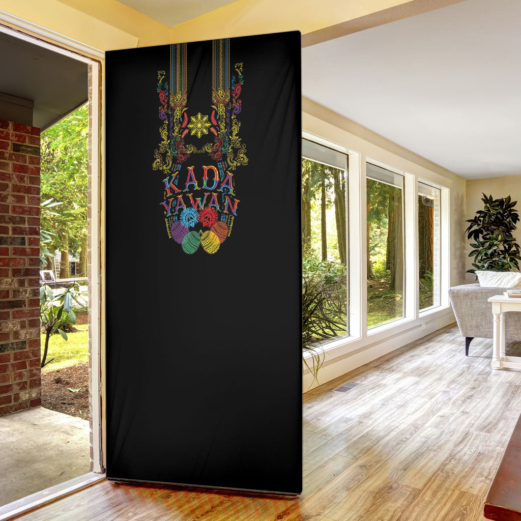 Philippines Kadayawan Festival Door Cover Polynesian Tribal Art Barong Style LT03 - Polynesian Pride