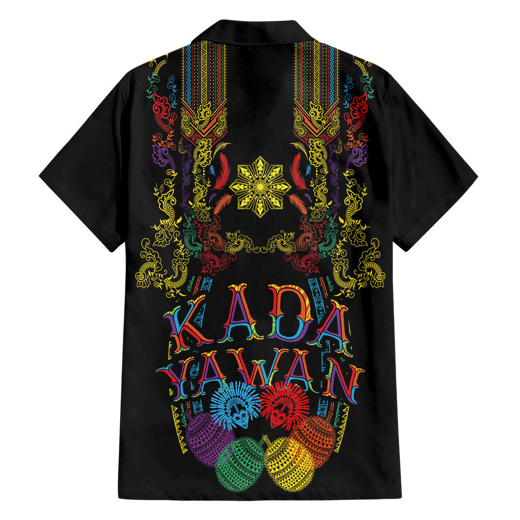 Philippines Kadayawan Festival Hawaiian Shirt Polynesian Tribal Art Barong Style LT03 - Polynesian Pride