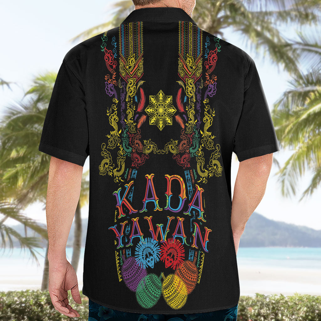 Philippines Kadayawan Festival Hawaiian Shirt Polynesian Tribal Art Barong Style LT03 - Polynesian Pride