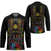 Philippines Kadayawan Festival Hockey Jersey Polynesian Tribal Art Barong Style LT03 - Polynesian Pride