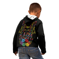 Philippines Kadayawan Festival Kid Hoodie Polynesian Tribal Art Barong Style LT03 - Polynesian Pride