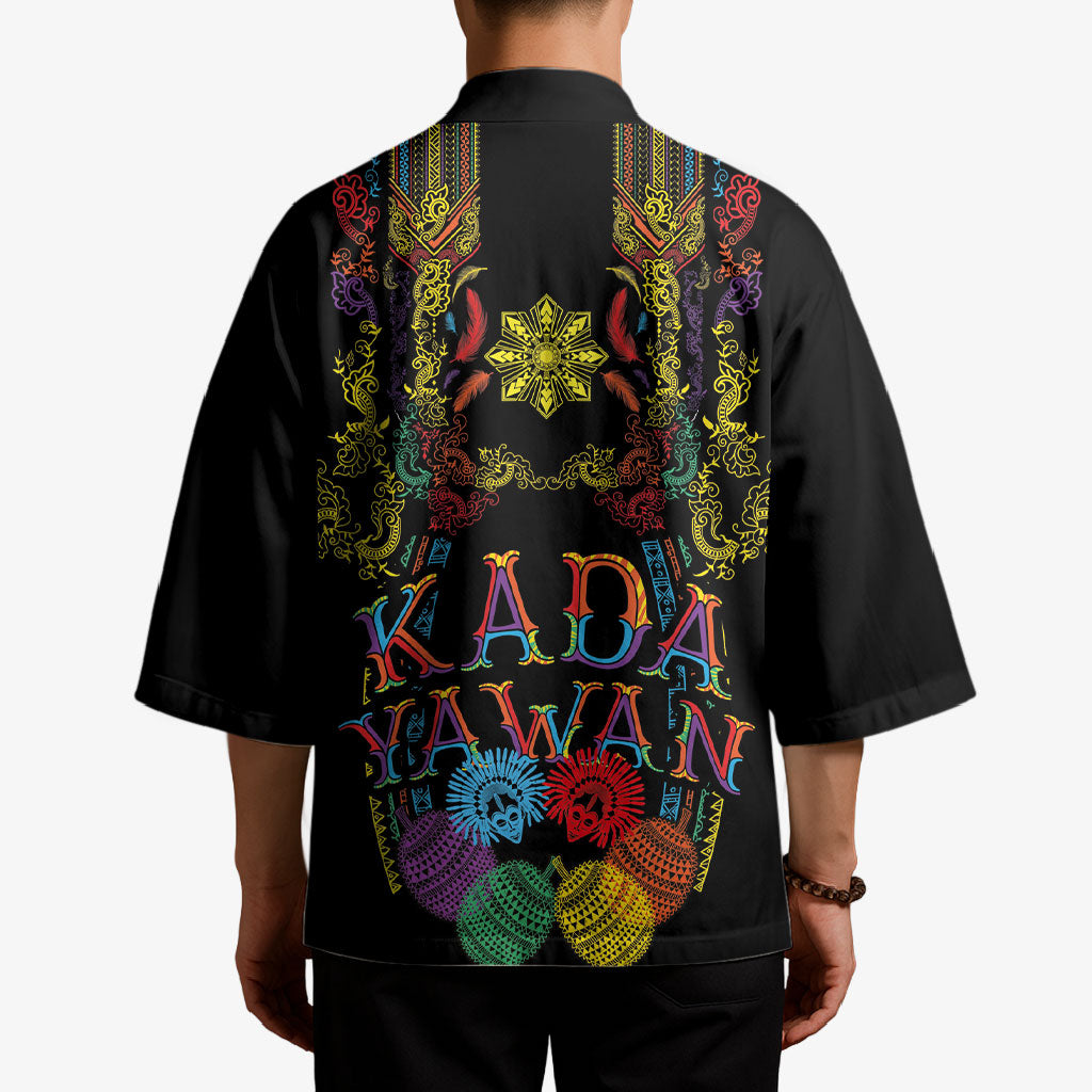 Philippines Kadayawan Festival Kimono Polynesian Tribal Art Barong Style