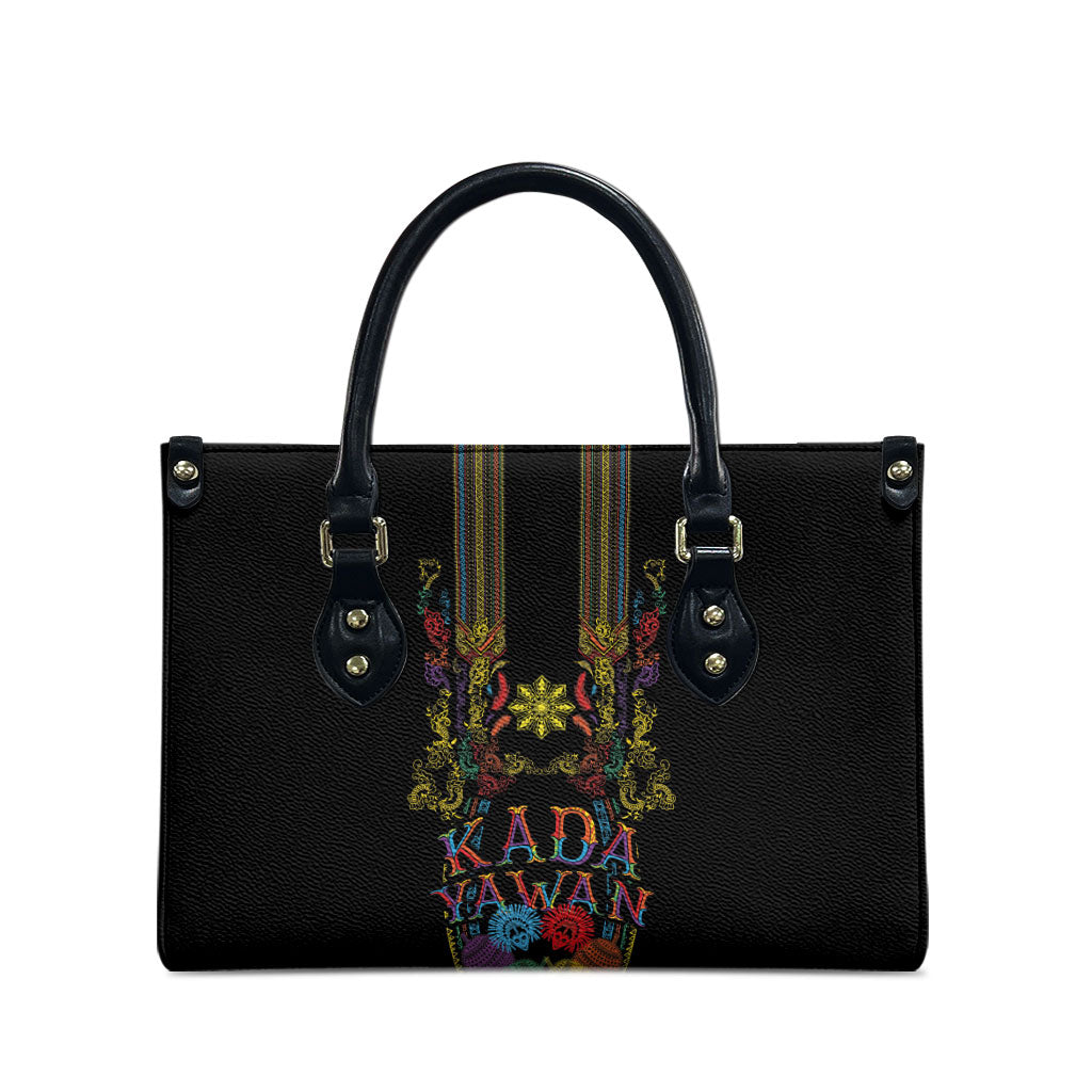 Philippines Kadayawan Festival Leather Bag Polynesian Tribal Art Barong Style LT03 - Polynesian Pride