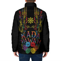 Philippines Kadayawan Festival Padded Jacket Polynesian Tribal Art Barong Style LT03 - Polynesian Pride