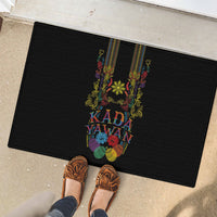 Philippines Kadayawan Festival Rubber Doormat Polynesian Tribal Art Barong Style LT03 - Polynesian Pride