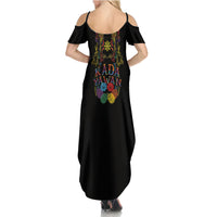 Philippines Kadayawan Festival Summer Maxi Dress Polynesian Tribal Art Barong Style LT03 - Polynesian Pride