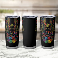 Philippines Kadayawan Festival Tumbler Cup Polynesian Tribal Art Barong Style LT03 - Polynesian Pride