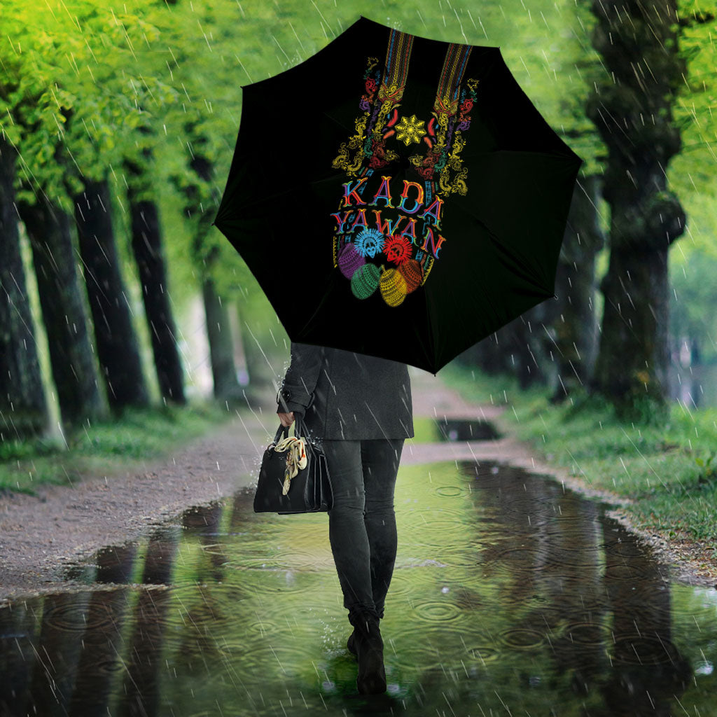 Philippines Kadayawan Festival Umbrella Polynesian Tribal Art Barong Style LT03 - Polynesian Pride