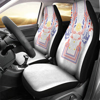 Philippines Barong Style Car Seat Cover Polynesian Kakau Art Tattoos with Tribal Filipino Sun LT03 - Polynesian Pride