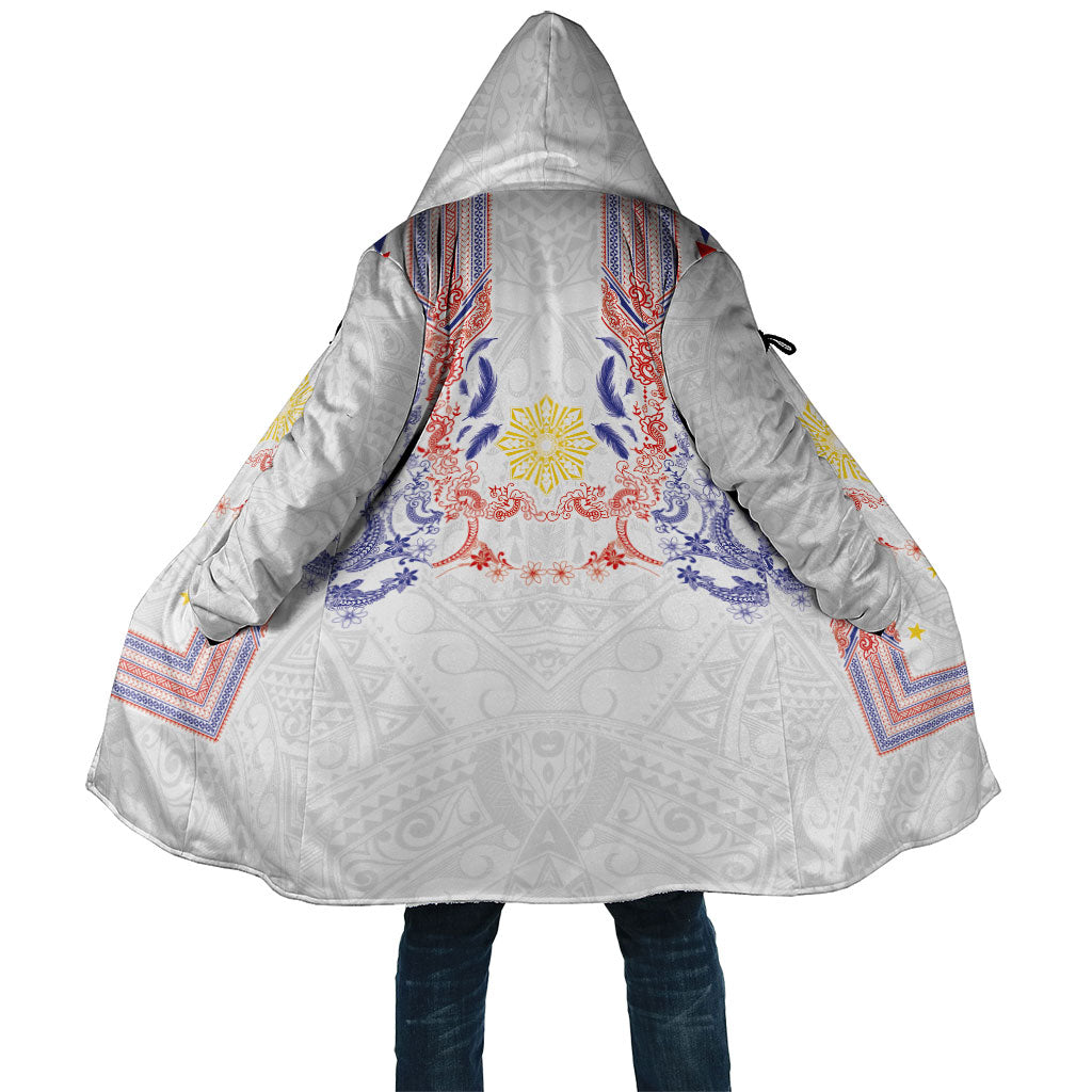 Philippines Barong Style Cloak Polynesian Kakau Art Tattoos with Tribal Filipino Sun
