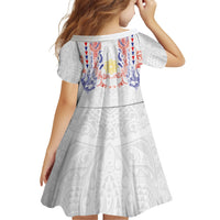 Philippines Barong Style Family Matching Short Sleeve Bodycon Dress and Hawaiian Shirt Polynesian Kakau Art Tattoos with Tribal Filipino Sun LT03 - Polynesian Pride