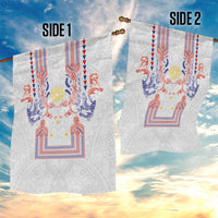 Philippines Barong Style Garden Flag Polynesian Kakau Art Tattoos with Tribal Filipino Sun LT03 - Polynesian Pride